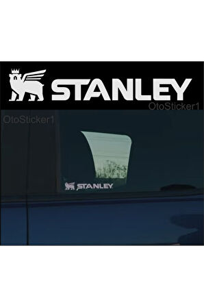 Orijinal Stanley Logo özel yeni sticker Set 2 Adet 14*2 Cm MİXGİFTZ
