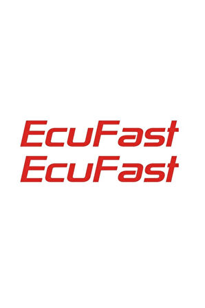 Ecu Fast Oto özel yeni sticker 15 Cm MİXGİFTZ