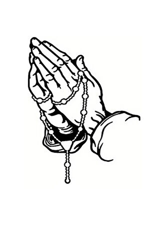 Yakarış Dua Eden İnsan Sticker 33 X 54 Cm MİXGİFTZ