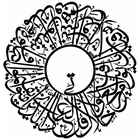 İbrahim Suresi Duvar Dekor Sticker 45 X 45 Cm MİXGİFTZ