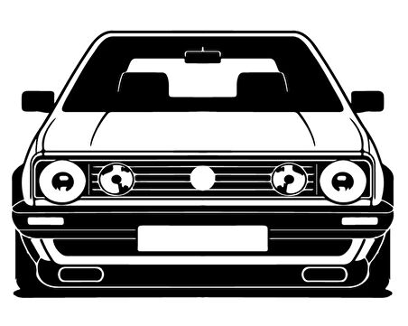 Klasik Modifiyeli Araba Duvar Dekor Sticker 60 X 40 Cm MİXGİFTZ