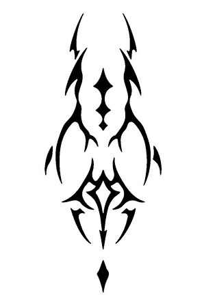 Oto Kaput Şerit Sticker Dövme Tasarımlı 25 X 60 Cm MİXGİFTZ