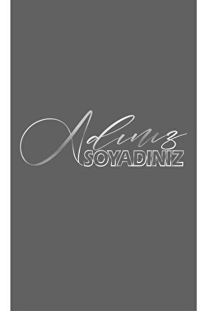 Özel Isim Soyisim özel yeni sticker 40*15 Cm MİXGİFTZ