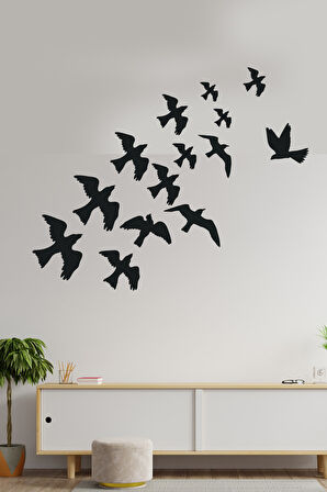 Uçan Kuşlar Dekoratif Duvar özel yeni sticker Kuş Sürüsü Duvar Süsü MİXGİFTZ