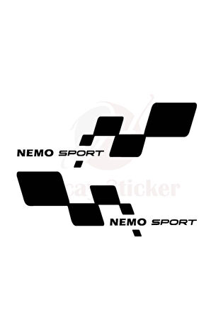 Citroen Nemo İçin özel uyumlu Kapı Altı Oto özel yeni sticker Set Siyah Sağ-Sol 40*15 Cm MİXGİFTZ