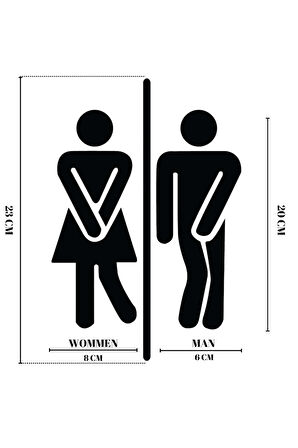 Tuvalet özel yeni sticker -Kapı özel yeni sticker- Duvar özel yeni sticker MİXGİFTZ