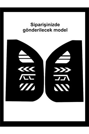 Tourneo Courier İçin özel uyumlu Aksesuar Stop Farı Led Görünümlü Oto özel yeni sticker MİXGİFTZ