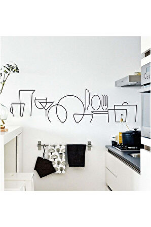Mufak Arkası Özel Dizayn Duvar özel yeni stickerı Boho, Genç Mutfak Için Duvar Etiketi MİXGİFTZ