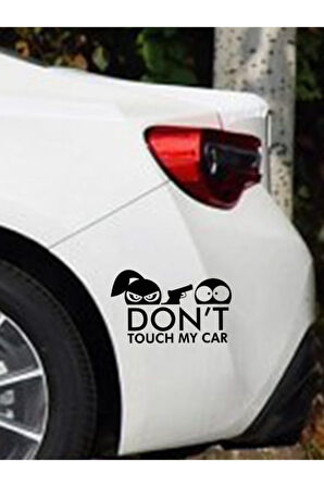 Don'T Touch My Car-Arabama Dokunmayın Tasarım Oto özel yeni sticker 25*10 Cm MİXGİFTZ