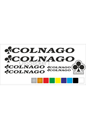Bisiklet Kadro özel yeni sticker Seti Colnago özel yeni uyumlu Siyah MİXGİFTZ