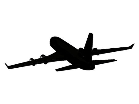 Yolcu Uçağı Model 5 Oto özel yeni sticker 30 x 9 Cm MİXGİFTZ