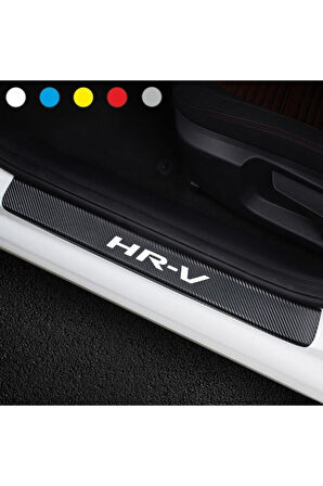 Honda Hrv İçin özel yeni uyumlu Aksesuar Oto Kapı Eşiği özel yeni sticker Karbon 4 Adet MİXGİFTZ