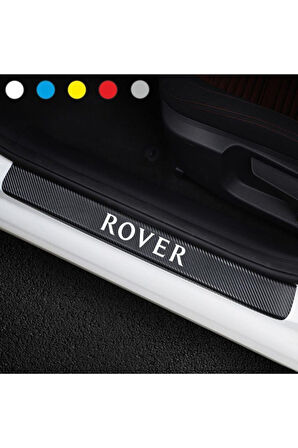 Rover İçin uyumluAksesuar Oto Kapı Eşiği özel yeni sticker Karbon 4 Adet MİXGİFTZ