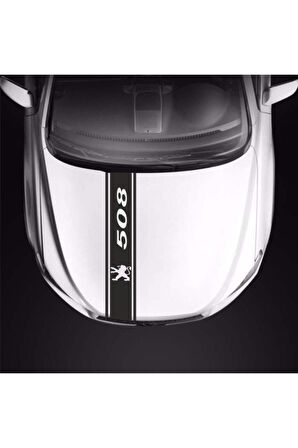 Peugeot 508 İçin özel yeni uyumlu Aksesuar Oto Kaput Şerit özel yeni sticker MİXGİFTZ