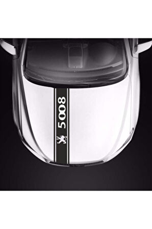 Peugeot 5008 İçin özel yeni uyumlu Aksesuar Oto Kaput Şerit özel yeni sticker MİXGİFTZ