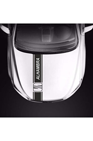 Seat Alhambra İçin özel yeni uyumlu Aksesuar Oto Kaput Şerit özel yeni sticker MİXGİFTZ