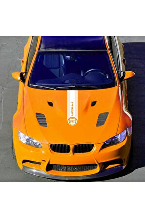 Fiat Panda İçin özel yeni uyumlu Aksesuar Oto Kaput Şerit özel yeni sticker MİXGİFTZ