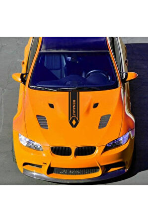 Renault İçin özel yeni uyumlu Aksesuar Oto Kaput Şerit özel yeni sticker MİXGİFTZ