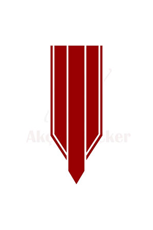 Oto Kaput Şerit özel yeni sticker Kırmızı 60*25 Cm MİXGİFTZ