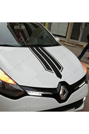 Oto Kaput Şerit özel yeni sticker Siyah 60*25 Cm MİXGİFTZ