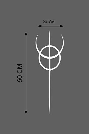 Oto Kaput Şerit özel yeni sticker Dönence Daire Tasarım Beyaz 20*60 Cm MİXGİFTZ
