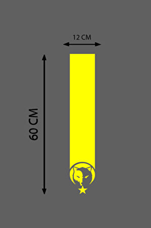 Oto Kaput Şerit özel yeni sticker Kurt Ve Ay Yıldız Tasarımlı Yeşil 12*60 Cm MİXGİFTZ