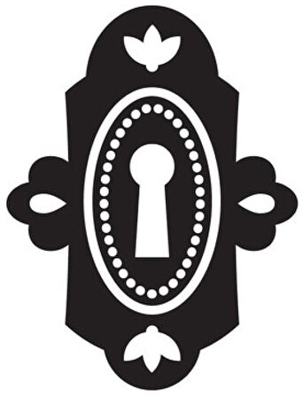 Tarihi Kilit Göbeği Sticker (Tip 1) 10 X 13 Cm MİXGİFTZ