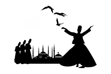 Semazen Sticker 10 X 8 Cm MİXGİFTZ