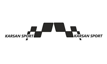 Karsan Yan Sport Sticker 28 X 13 Cm MİXGİFTZ