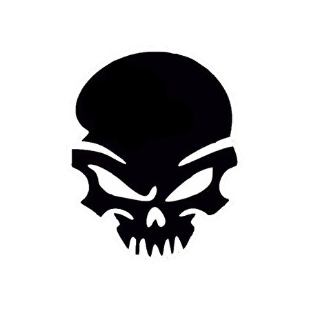 Kurukafa Motosiklet Siperlik Sticker 10 X 10 Cm MİXGİFTZ