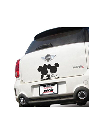 Micky And Minnie Sticker 10 X 7 Cm MİXGİFTZ