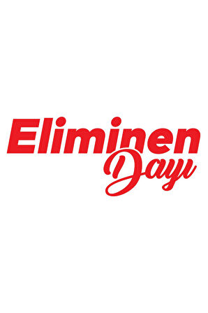 Eliminen Dayı Sticker 10 X 4 Cm MİXGİFTZ