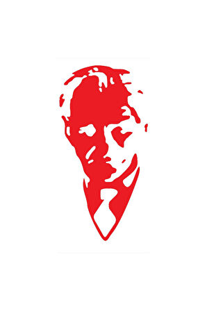Atatürk Portre Sticker 10 X 20 Cm MİXGİFTZ