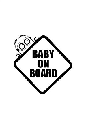 Baby On Board Minions Sticker 10 X 10 Cm MİXGİFTZ
