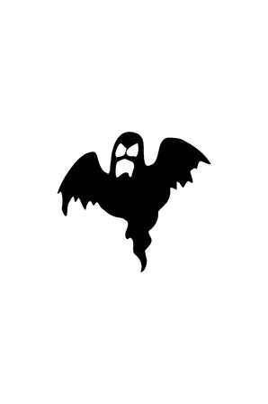 Hayalet Sticker 10 X 9 Cm MİXGİFTZ
