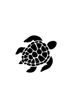 Kaplumbağa Caretta Sticker 10 X 9 Cm MİXGİFTZ
