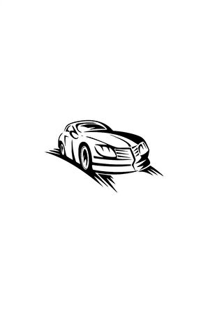 Spor Araba Sticker 10 X 6 Cm MİXGİFTZ