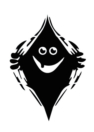 Kaçan Hayalet Sticker 10 X 13 Cm MİXGİFTZ