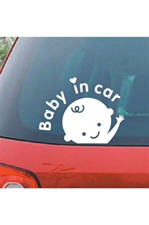 Baby In Car Oto özel yeni sticker 15 Cm MİXGİFTZ