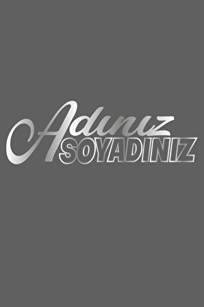 İsteğe Bağlı Özel Isim Soyisim özel yeni sticker 40*15 Cm MİXGİFTZ