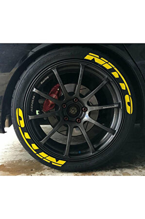 Motosiklet Lastik Yanağı Nitto Sarı Sağ-Sol/Ön-Arka MİXGİFTZ