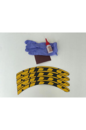 Motosiklet Lastik Yanağı Nitto Sarı Sağ-Sol/Ön-Arka MİXGİFTZ