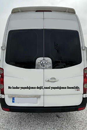 Oto Cam Yazı Sözleri Ticari-Servis-Dolmuş-Panelvan Uzun özel yeni sticker Model 20 MİXGİFTZ