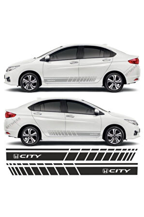 Honda City İçin özel yeni uyumlu Aksesuar Oto Yan Şerit özel yeni sticker MİXGİFTZ