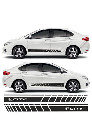 Honda City İçin özel yeni uyumlu Aksesuar Oto Yan Şerit özel yeni sticker MİXGİFTZ