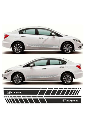 Honda Civic İçin özel yeni uyumlu Aksesuar Oto Yan Şerit özel yeni sticker MİXGİFTZ