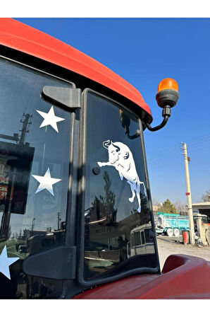 Zıplayan Boğa özel yeni sticker Oto Cam özel yeni sticker 40*40 Cm MİXGİFTZ
