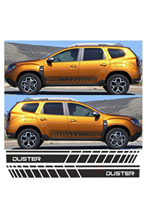 Dacia Duster İçin özel yeni uyumlu Aksesuar Oto Yan Şerit özel yeni sticker MİXGİFTZ