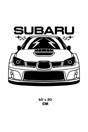 Subaru Modifiyeli Araba Duvar özel yeni sticker Yapıştırma (SUDAN VE NEMDEN ETKİLENMEZ) MİXGİFTZ