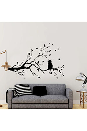 Ağaçta Kedi özel yeni sticker MİXGİFTZ